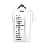 Smile International Languages Unisex Half Sleeve T-Shirt — front view