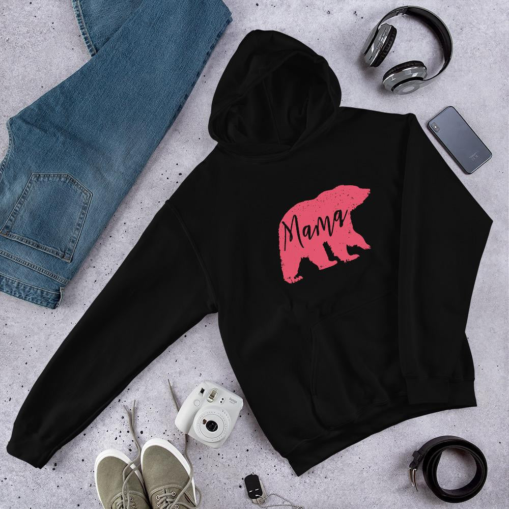 Mama bear shop hooded sweatshirt