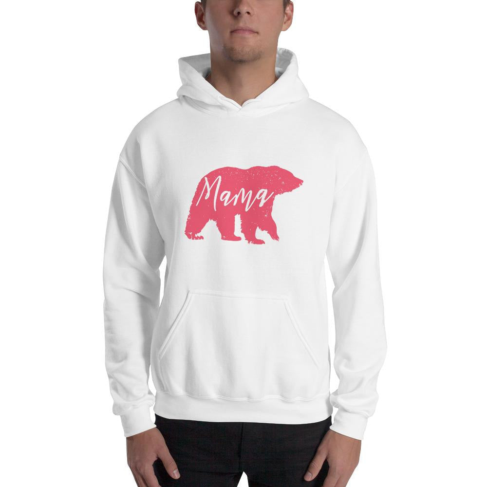 Mama Bear Unisex Hooded Sweatshirt — detail view 4