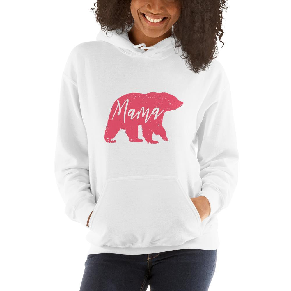 Mama Bear Unisex Hooded Sweatshirt — detail view 5