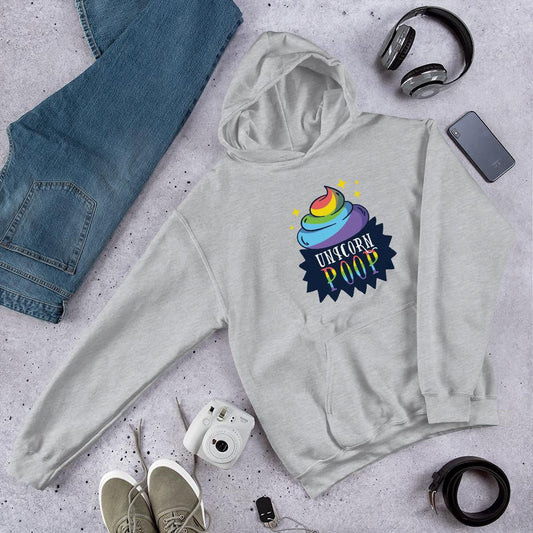 Unicorn Poop Unisex Hooded Sweatshirt
