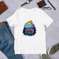 Unicorn poop Half Sleeve T-Shirt — White