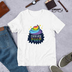 Unicorn poop Half Sleeve T-Shirt — White