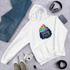 Unicorn Poop Unisex Hooded Sweatshirt — White