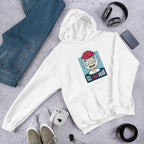 Use Your Brain Unisex Hooded Sweatshirt — White